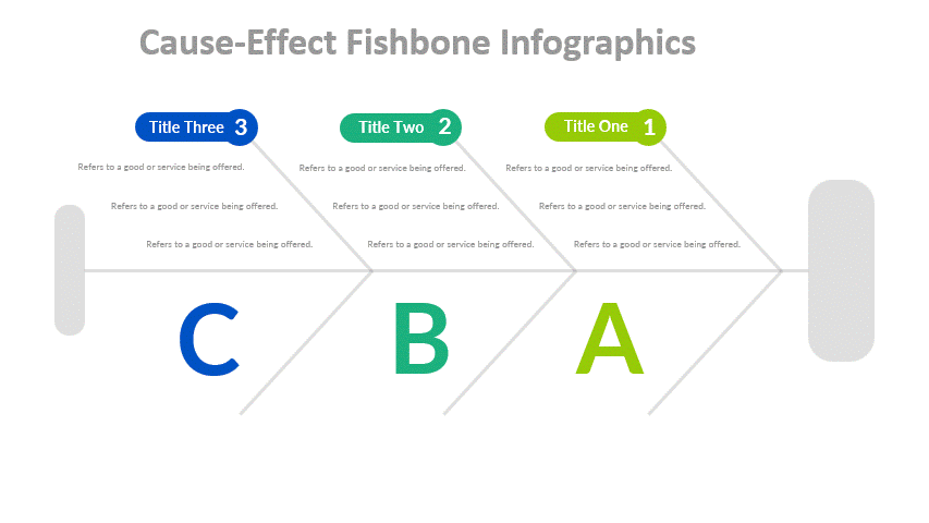 Cause-Effect Fishbone Infographics